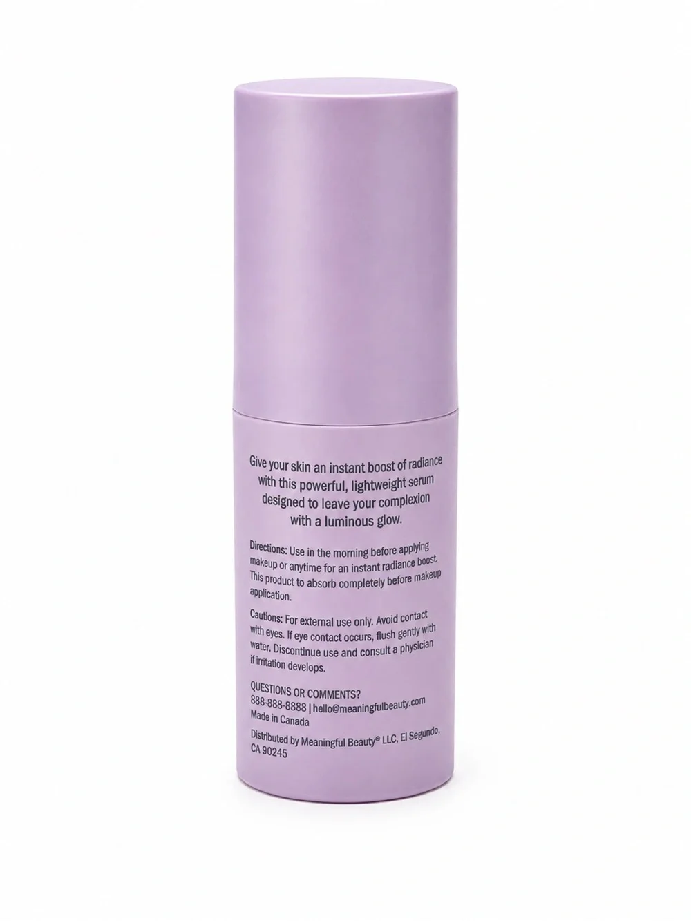 Meaningful Beauty Lavender Glow Serum .5 Fl Oz factory sealed